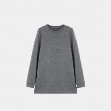 批发冬季新款休闲极简设计款时尚百搭气质显瘦T恤上衣加绒女