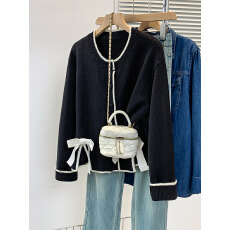 批发实拍大码女装2025<b class='q'>秋</b>冬新款高级感针织衫上衣时尚穿搭外套显瘦开衫