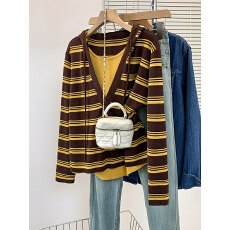 批发实拍大码女装2025秋冬新款<b class='q'>针织衫</b>时尚百搭假两件内搭打底衫毛衣女