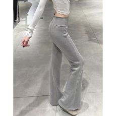 批发加绒加厚微喇运动卫<b class='q'>裤</b>女秋冬2025新款高腰显瘦瑜伽休闲长<b class='q'>裤</b>