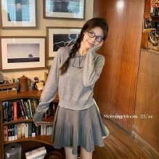 批发秋季新款韩版学院风polo领休闲百搭安迪绒针织衫长袖打底上衣