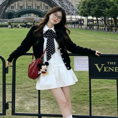 批发白色长袖衬衫连衣裙子女早<b class='q'>秋</b>2026学院风小个子韩系穿搭套装