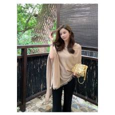 批发老钱风不规则斗篷披肩春夏百搭<b class='q'>中长款</b>流苏<b class='q'>针织衫</b>