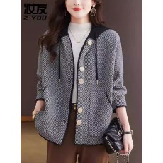 批发小香风格子<b class='q'>外套</b>女秋装2025新款轻奢高级感小个子<b class='q'>气质</b>名媛短款上衣
