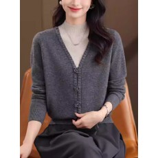 批发全羊毛衫女妈妈长袖<b class='q'>针织衫</b>秋冬<b class='q'>中老年</b>假两件半高领毛衣