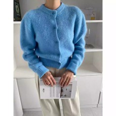 批发2025冬新款韩国<b class='q'>东大门</b><b class='q'>代购</b>女MARFA洋气气质百搭针织开衫毛衣