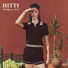 批发Hitti2026早<b class='q'>秋</b>复古撞色老钱风网球高尔夫针织运动服