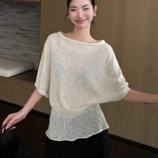 批发藏肉不刻意 甄选高质感 莱赛尔慵懒上衣