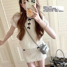 批发COOLLINE林子熙 甜心维维安 乖巧<b class='q'>甜美</b>上衣短裙小套装～chao舒服！