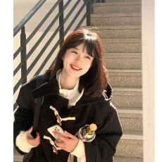 批发美式毛呢大衣外套女百搭日系学院风西装<b class='q'>双排扣</b>呢子大衣