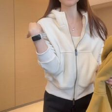 批发奥粒绒原版做法 设计感韩系连帽加厚保暖卫衣女