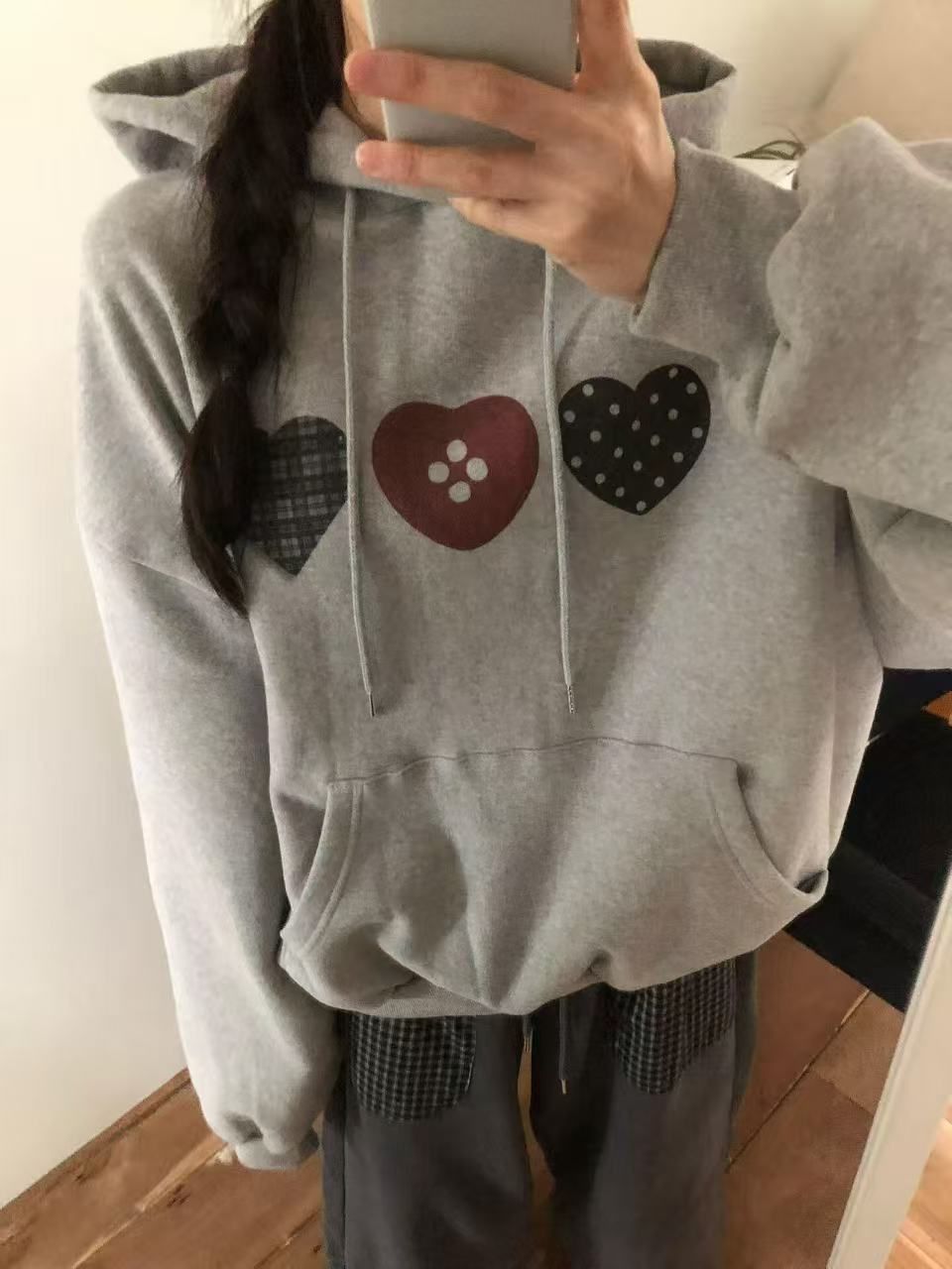 BY35728# 华棉复合-薄款-加绒加厚卫衣女生连帽衫 服裝批發女裝批發服飾貨源