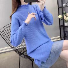 批发毛衣裙女秋冬2026新款高级感韩版宽松中长款时尚洋气针织打底衫
