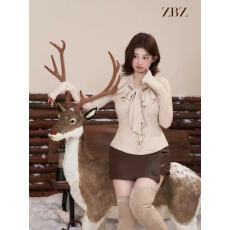 批发周白子【超厚软糯料·杏仁露露tee】<b class='q'>大码</b>气质针织衫内搭上衣女