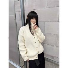 韩国cleanfit“永生花”北极绒高领纽扣休闲宽松开衫毛衣外套男女