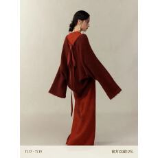 批发新春胶囊系列 订<b class='q'>婚礼</b>新娘晨袍<b class='q'>敬酒</b><b class='q'>服</b>新中式羊毛衣