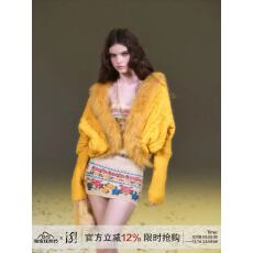 批发复古<b class='q'>撞色</b>玫瑰费尔岛针织紧身包臀连衣抹胸裙冬