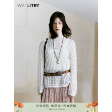 批发竹节进口马海毛毛衣2025秋季新品白色韩系简约百搭上衣女