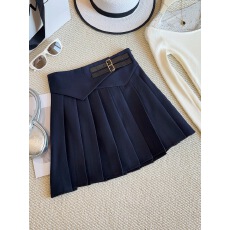 批发高腰显瘦ins超火<b class='q'>百褶</b>短裙女春夏2026新款韩系百搭a字防走光伞裙子