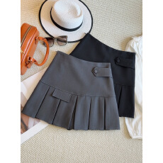 批发学院风设计感西装裙裤女春夏季新款2026高腰百搭A字显瘦<b class='q'>百褶</b>裙子