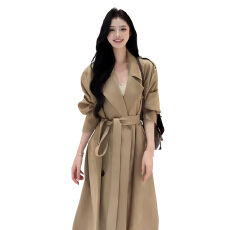 批发韩系轻熟小众设计感风衣外套女初秋季2025新款独特超好看气质上衣