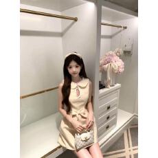 批发富家千金风蝴蝶结背心连衣裙2026夏季<b class='q'>新款</b>高级感气质收腰连衣裙<b class='q'>女</b>