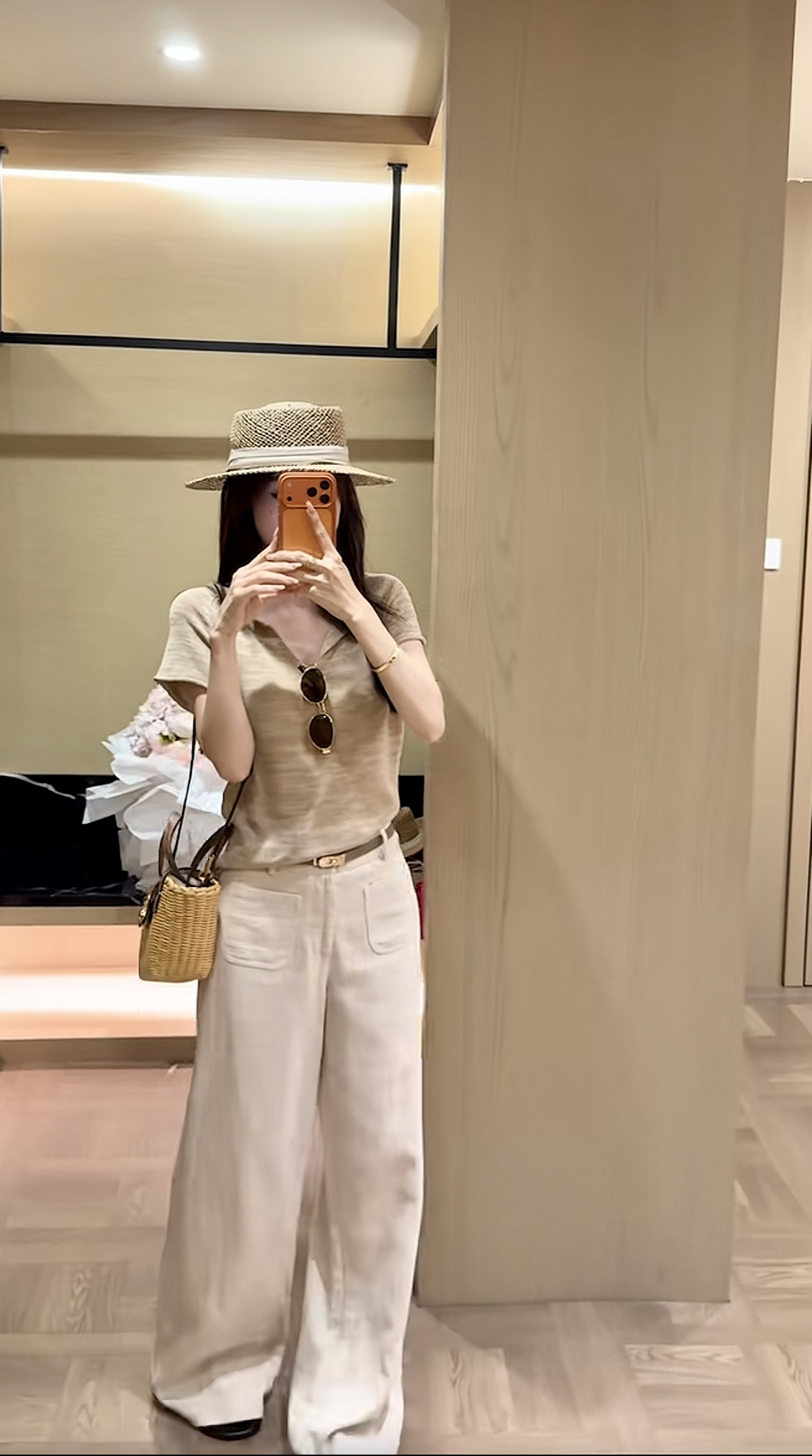 lemonchen 출퇴근 다용도 주간 실크 아마 반팔 기타 실 여름 슬림해 보이는 V넥 니트 티셔츠 맨위 여성 플러스