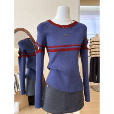 批发<b class='q'>实拍</b>~秋冬上衣韩系小众不撞款洋气减龄软糯慵懒风内搭针织衫