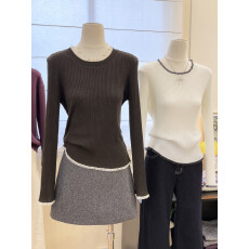 批发实拍~26年早春韩系气质显瘦超亲肤百搭打底衫