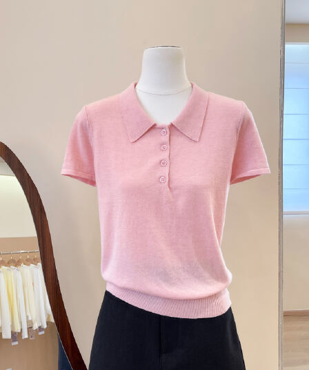 실사 질감 대법원 폴로 칼라 polo 반팔 슬림해 보이는 얇은 스타일 맨위