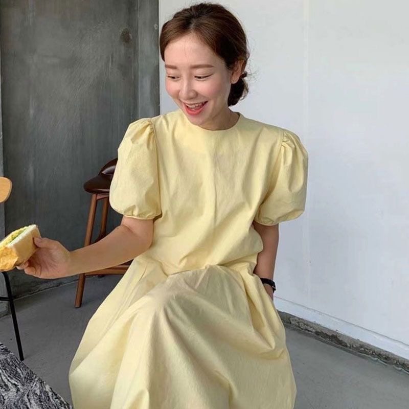 재고 있음 프랑스식 달콤함 루즈핏 드레스