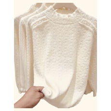 批发半高领打底衫女秋冬季爆款厚款上衣内搭<b class='q'>大码</b>女装仿貂针织毛衣