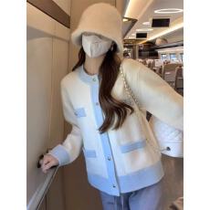 批发小个子小香风毛衣女春秋复古懒风针织开衫外套