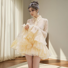 批发韩国<b class='q'>东大门</b>法式气质长袖<b class='q'>连衣裙</b>女新款小众设计拼接显瘦温柔长裙子