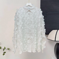 批发纯色<b class='q'>冬</b>季甜美常规长袖秋季新款时尚波浪形女上衣