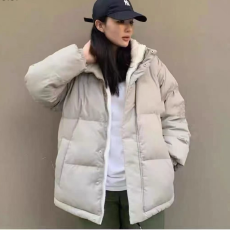 批发<b class='q'>韩国</b>chic秋冬工装风正反两穿撞色羊羔毛宽松休闲保暖短外套棉衣…