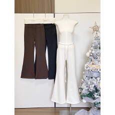 批发WANANTONG<b class='q'>冬</b>日超模裤必囤完 美身型480g软垂特殊绒休闲裤女<b class='q'>冬</b>季