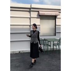 批发秋<b class='q'>冬</b>新款时尚两件套哺乳连衣裙