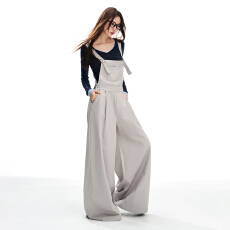 批发实拍 吊带<b class='q'>连体裤女</b>夏季薄款高级感气质女神范<b class='q'>阔</b><b class='q'>腿</b>工装连体衣