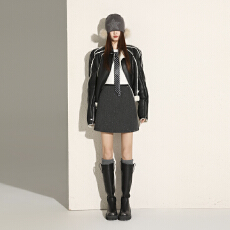 批发小香风满天星半身短<b class='q'>裙</b>秋冬新款a字包臀防走光短<b class='q'>裙</b>子女