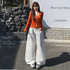 批发弯刀牛仔裤女2026年春<b class='q'>秋</b>季新款宽松直筒阔腿裤