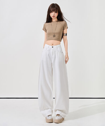 슈퍼 부드러운 라이 경기 서울 마이크로 모통이 칼 청바지 2026 봄 새로운