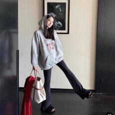 批发周淼ZHOUMIAO 私服胶原蛋白裤2.0发热抗箘<b class='q'>高</b><b class='q'>弹</b>喇叭<b class='q'>打底裤</b>