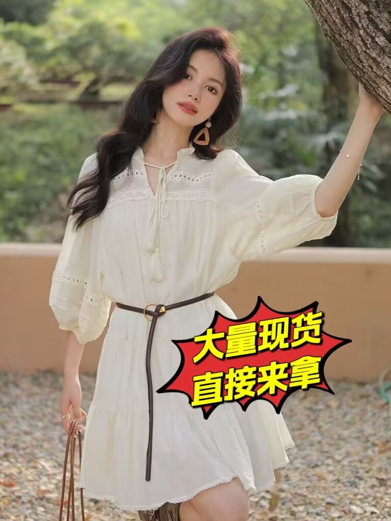 프랑스식 고급 센스 작은 키 화이트 셔츠 드레스 아이들 가을 겨울철 2025 새로운 봄 드레스 품격 미니 스커트