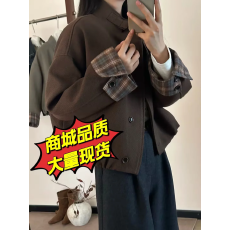 批发早<b class='q'>秋</b>季巨好看的韩系穿搭小个子香风短款外套女2026新款设计感夹克