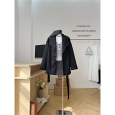 批发名媛小香风外套上衣<b class='q'>修身</b>内搭针织衫女秋季时尚波点半身短裙三件套