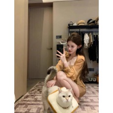 批发一整套ootd穿搭套装法式轻熟风翻领收腰<b class='q'>长袖</b>上衣高腰显瘦包臀半裙