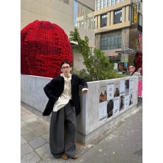 批发套装<b class='q'>女</b>2026新款冬装洋气宽松百搭西服外套显瘦花边衬衫宽松阔腿<b class='q'>裤</b>