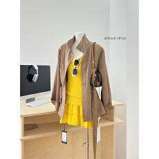 批发温柔系修身针织长袖上衣气质设计感显瘦短裙时尚百搭夹克<b class='q'>外套</b>套装