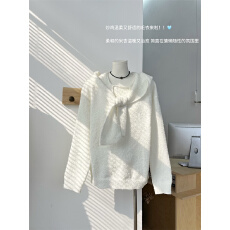 批发Leathercat针织衫韩系小个子慵懒高级感连帽毛衣女款2025新款<b class='q'>冬</b>季